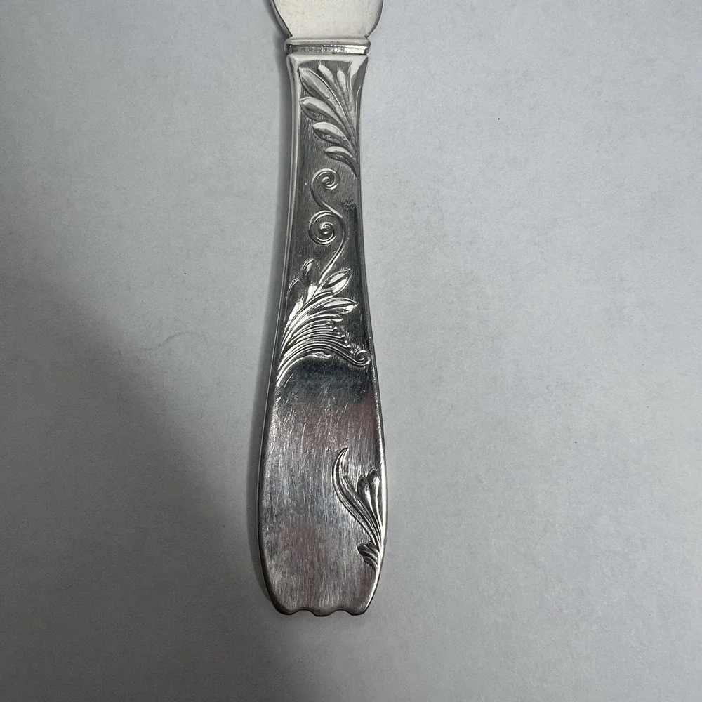 Gorham Silver Silverplate 1888 ROYAL Flat Handle Master Butter Knife Set 8 GSROY